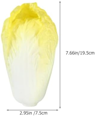 Happyyami Artificial Vegetables Realistic Chinese Cabbage Decor