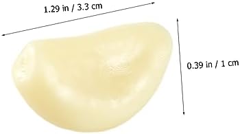 BESPORTBLE 10pcs Garlic Models Artificial Vegetables Keychain Decor Props