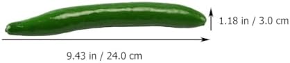 TOYANDONA 10 Pcs Realistic Artificial Cucumber Decor