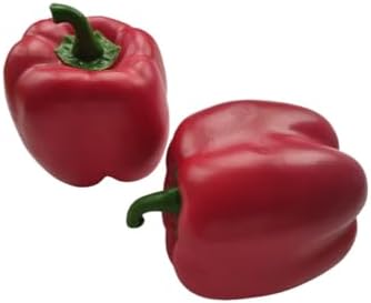 Ebonee Artificial Bell Peppers 6-Pack Realistic Decor