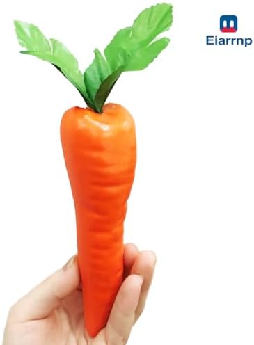 4 Pcs Artificial Carrots for Home Kitchen Decor