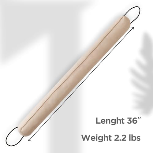 Sunolga 2 Pack 36 Inch Weighted Door Draft Stopper Beige