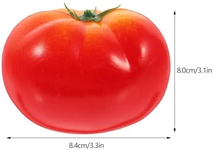 DECHOUS 4Pcs Artificial Tomatoes for Home Kitchen Decor