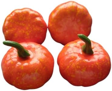 Ebonee Artificial Mini Pumpkins Halloween Decoration 12 Pack