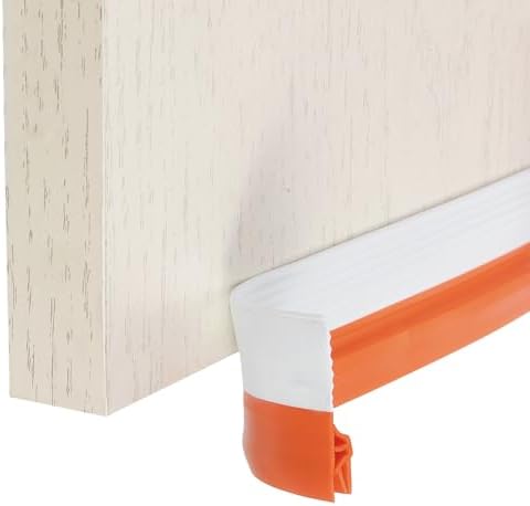 Uxcell 2 Pack Door Draft Stopper White Orange