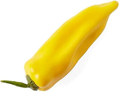 Factory Direct Craft Artificial Yellow Banana Peppers Set of 6