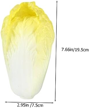 Lifelike Fake Cabbage Artificial Vegetable Decor for Home and Kitchen