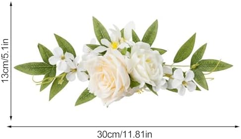 Keebgyy 3 Piece Rustic Wedding Cake Topper Flowers