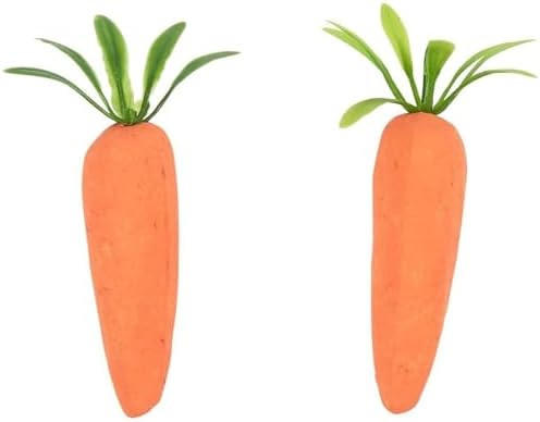 Juvale Foam Baby Carrots - 100 Pack 26in Orange Green