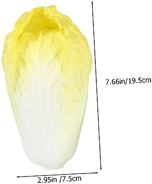 Lifelike Chinese Cabbage Artificial Decor for Kitchen Display