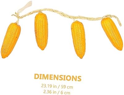 Cabilock Artificial Corn Decor for Farmhouse and Kitchen