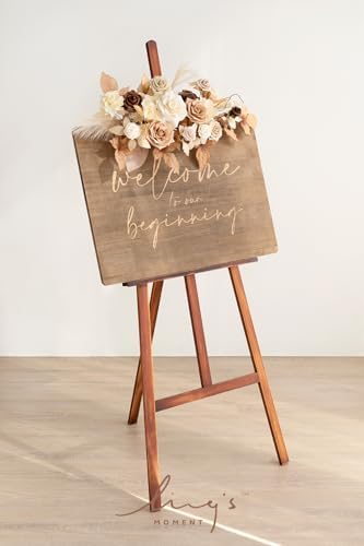 Lings Moment 2pc Fall Wedding Artificial Floral Swag Welcome Sign Garland