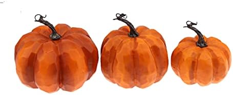 Meiwlong Realistic Artificial Pumpkins Fall Decor Set