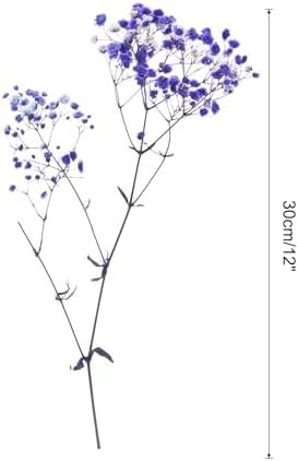 MECCANIXITY Artificial Purple Babys Breath Flowers 12 Inch Branches