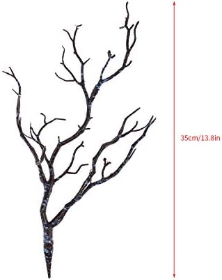 Artificial Flower Witch Antler Branch Blue 6 Inch