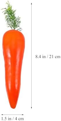 Jojofuny 3pcs Lifelike Artificial Easter Carrots