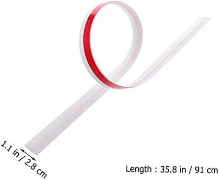 Lurrose Door Frame Seal 28mm Draft Stopper Weatherproof Sound Insulation Strip