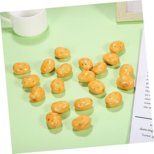 PRETYZOOM 20pc Mini Artificial Potato Decor Set