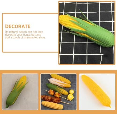 Happyyami 6Pcs Simulation Corn Artificial Vegetable Decor