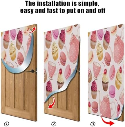Susiyo Teaparty Pink Cake Halloween Door Cover
