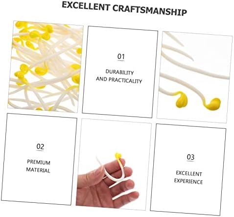 Luxshiny 50pcs Realistic Artificial Bean Sprout Decor
