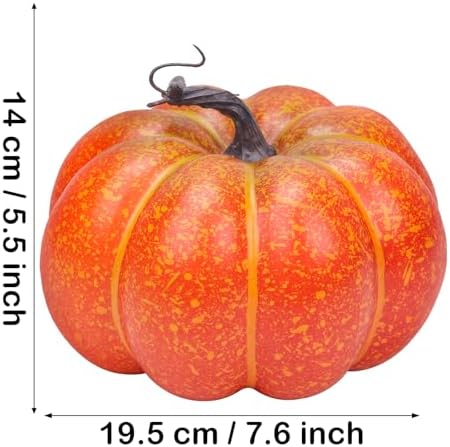 76 Inch Fake Pumpkin Fall Decoration for Halloween Thanksgiving