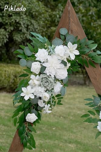 Faux Flower Swag Set of 2 for Wedding Welcome Signs