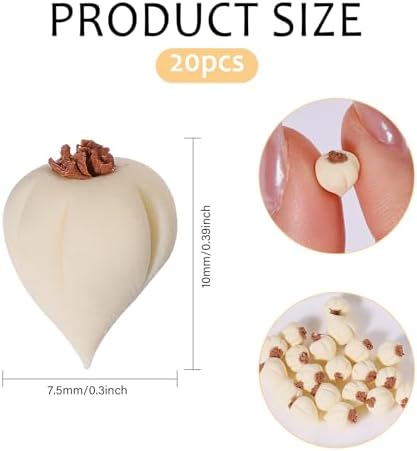CHGCRAFT 20Pcs Mini Garlic Resin Artificial Decor