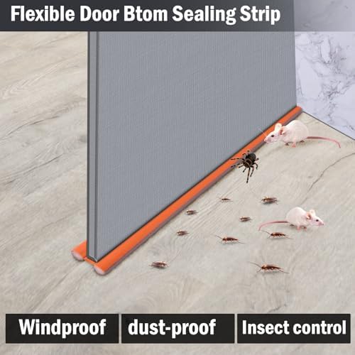 Black Door Draft Blocker 36 Inch Insulation Seal