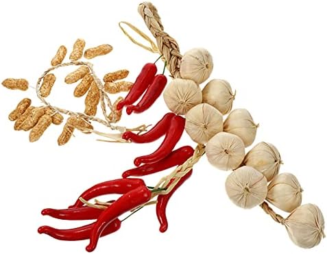 Garneck 3PCS Artificial Vegetable Decor Garland