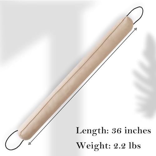 36 Inch Door Draft Stopper with Reusable Cover All-Season Insulation Seal