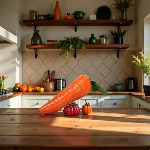 Sluswallow 1Pc Orange Artificial Carrot Home Decor