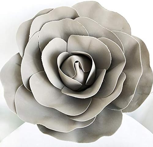 MountRuby Artificial Roses Gray 40cm Set