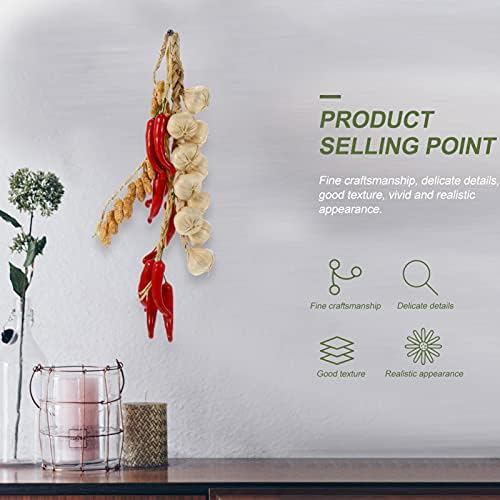 Garneck 3PCS Artificial Vegetable Decor Garland