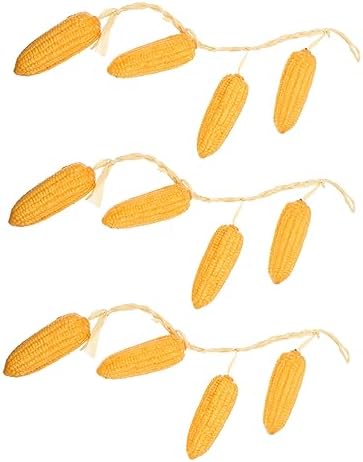 STOBAZA 3 Pcs Artificial Corn String Hanging Decor