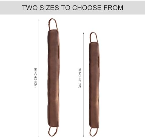 WiseTigris Door Draft Stopper Brown 36 Inch