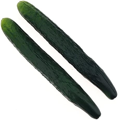 Gresorth 2pcs Soft PU Artificial Cucumber Decor