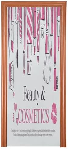 Susiyo Halloween Door Cover Stretch Fabric Door Decoration
