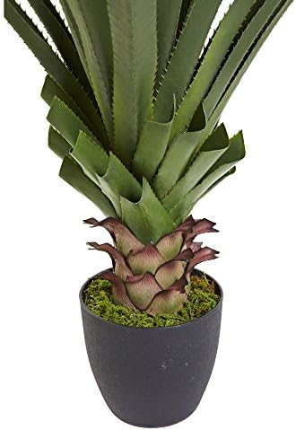 Nearly Natural 4 Spiked Agave Plant Green