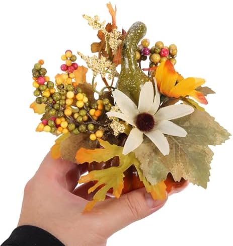 Cabilock Artificial Pumpkin Decor for Fall Halloween
