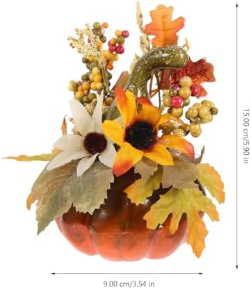 Cabilock Artificial Pumpkin Decor for Fall Halloween