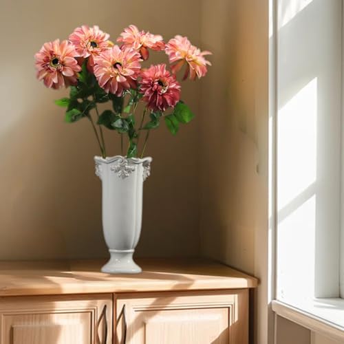 6 Pack Artificial Chrysanthemums 248 Inch Long Stem Deep Pink