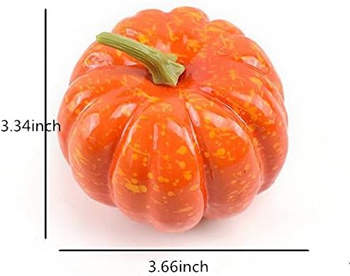 Ulalaza 12PCS Artificial Pumpkins for Fall Decor