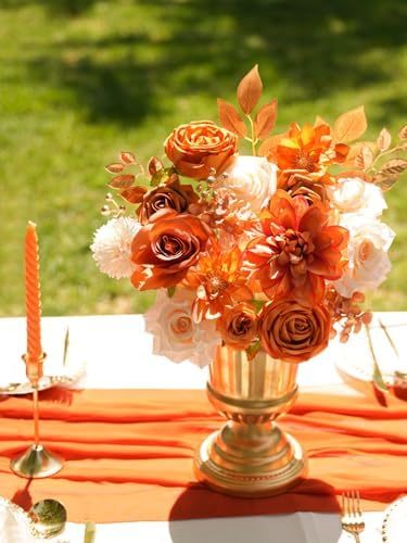 RICHMYC Artificial Flowers Wedding Centerpieces Decor Set