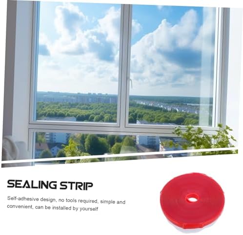 HOMSFOU Self-Adhesive Door Weather Stripping Seal Strip