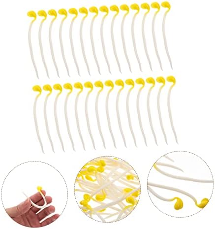 Luxshiny 50pcs Realistic Artificial Bean Sprout Decor