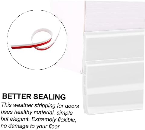 Door Bottom Seal Strip with Soundproof Weather Stripping for Doors