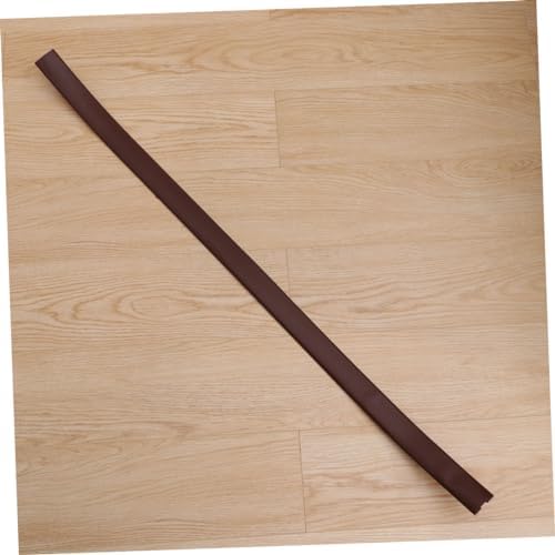 HOMSFOU Door Draft Stopper Seal Strip Brown Adjustable Weatherproof Sound Insulation