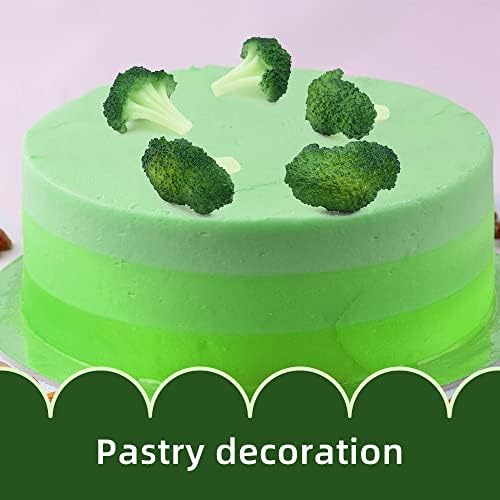 Lifelike Fake Broccoli Slices for Kitchen and Home Decor