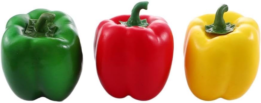 Artificial Bell Pepper Decoration for Home Kitchen
